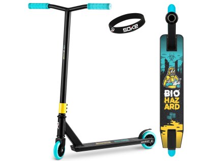 Freestyle romobil SOKE GO! žuta plava