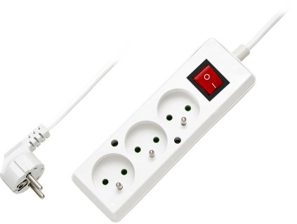 Predlžovačka 1,5m PS-370WS 3x1,5 mm čierna