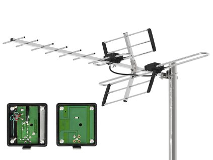 DVB-T antena ATD31S VHF/UHF MUX8 pasivna