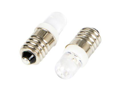 LED žarulja E10 crvena 12V 8 mm 9244-