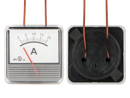 Analogni ampermetar 20A kvadratni