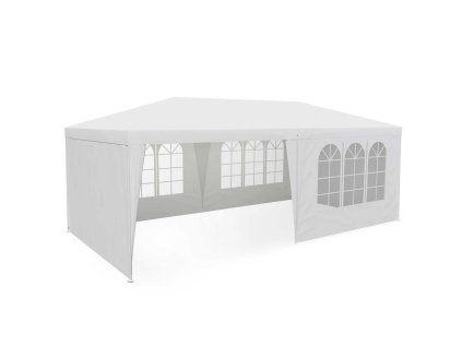 Vrtni paviljon 6 strana 3 x 6 m bijeli Plonos