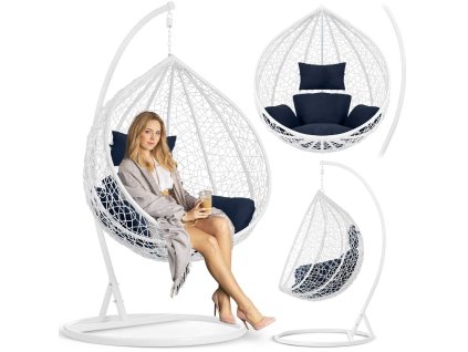 fotel ogrodowy wiszacy bujany 29354