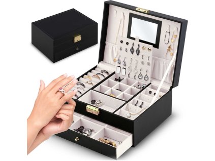 Kutija za nakit MS-709 - crna