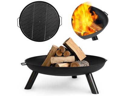 Vrtni kamin s roštiljem 60 cm Berdsen BD-881