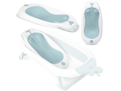 Protuklizna podloga za kadu bijelo-plava