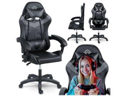 Gaming stolica Sofotel Draknor crno-siva