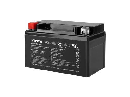 Akumulator VIPOW tipa MC za motocikle 12V 7Ah