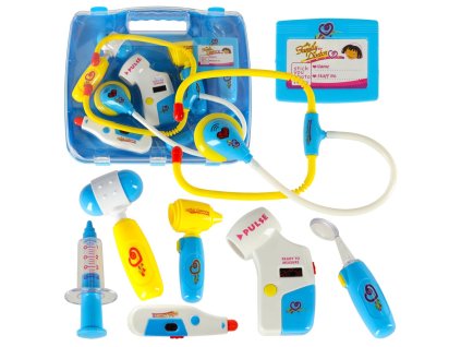 Doktorski set u kovčegu DOKTOR + svijetli plavo