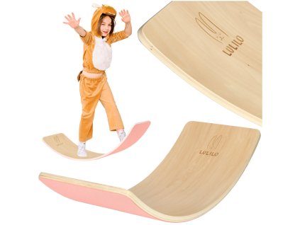 Deska do balansowania z filcem LULILO AJLO rozowy 163935