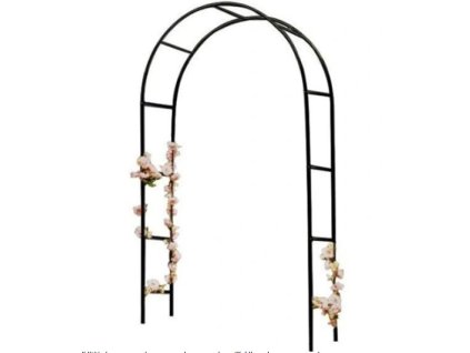 Pergola ogrodowa metalowa luk kwiatowy 240 cm 162794