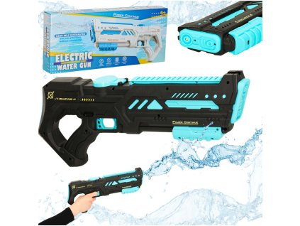Pistolet karabin na wode elektryczny mocny profesjonalny bron wodna dla dzieci czarny 167900
