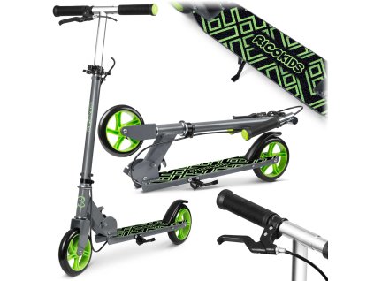 Romobil Kodi siva i zelena Ricokids