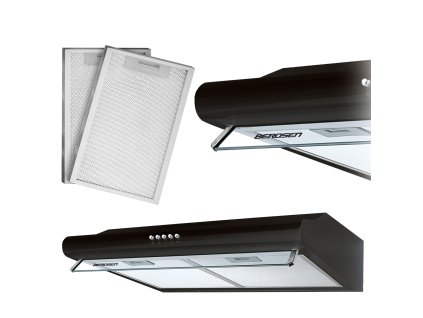 Napa pod ormarićem - 50 cm Berdsen BE-10-A crni 3174