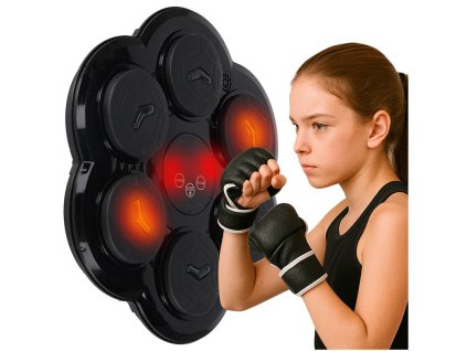 Bokserski štit zidni trener glazba LED USB rukavice