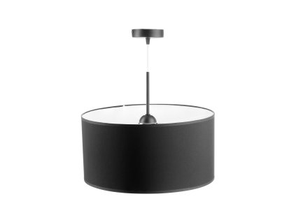 Crna viseća svjetiljka E27 1x60W ROLLO