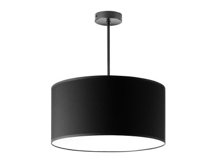 Crna viseća svjetiljka E27 60W ROLLO