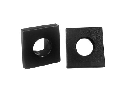 Crni završni čep za aluminijski profil