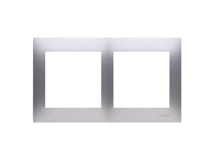 Dvostruki okvir Simon 54 premium srebrni