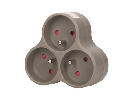 Trosruki razvodnik 230V siva s uzemljenjem