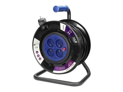 Produžni kabel na bubnju 25m 3x1.5mm 4 utičnice.
