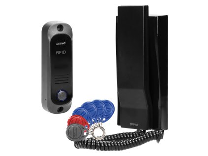 Kućni videofon s NFC čitačem, crni