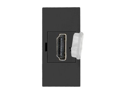 Crni HDMI modul utičnice za namještaj