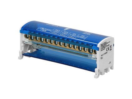 Napojni blok, 15 kabela, dvoredni