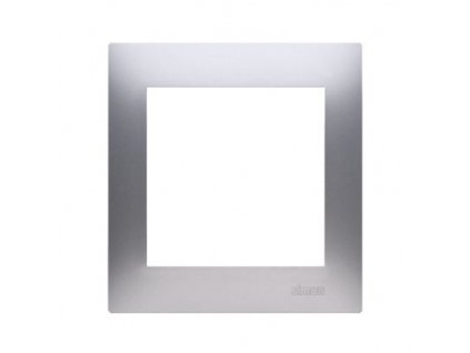 Jednostruki okvir Simon 54 premium srebrni