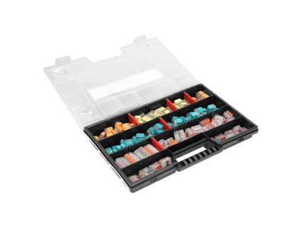 Set push-in i stezaljnih konektora u kutiji