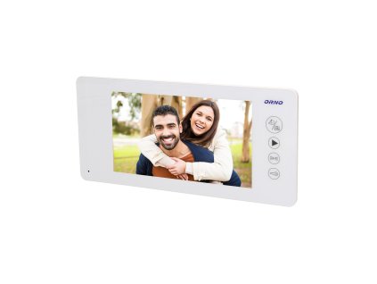 7" kućni video monitor bez slušalice, bijeli