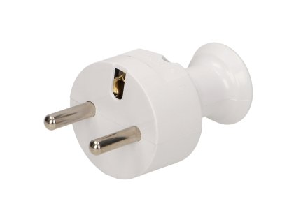 Bijela ravna električna utičnica 230V