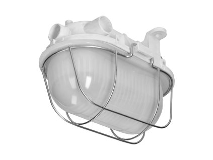 Bijela zidna svjetiljka 40W E27 IP44 IK10