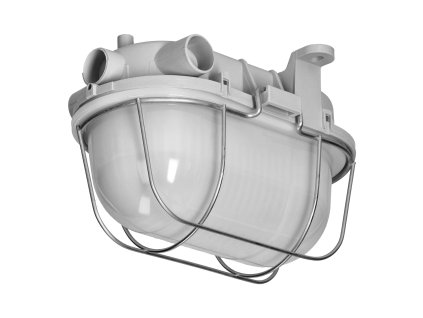 Siva ovalna vanjska svjetiljka 40W E27 IP44