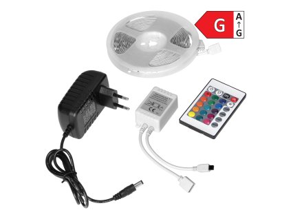 RGB LED traka s upravljačem i izvorom 5m