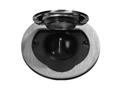 Vanjska utičnica IP55, brušeni aluminij