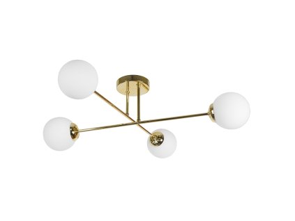 Viseća svjetiljka 4xE27 60W zlatna