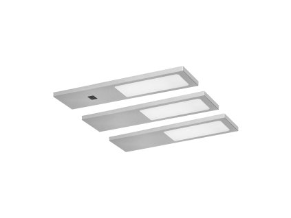 LED lampa ispod ormarića 3x4W, senzor, 4000K, siva