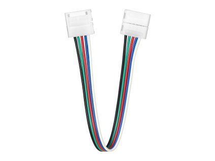 Dvostrani LED RGBW konektor 12mm s kabelom