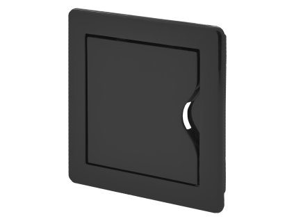 Kontrolna vrata 10x10 cm, crna