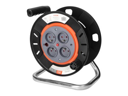 Kabelski namotaj 25m 4 utičnice IP20 230V 16A