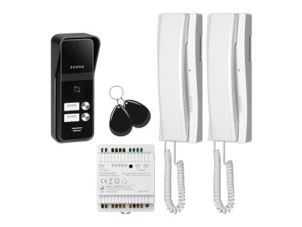 Dvopojasni audio portafon s RFID-om i napajanjem