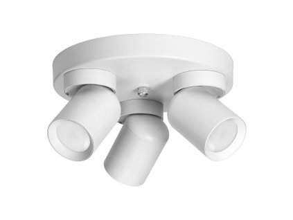 Bijela stropna svjetiljka, 3x12W GU10, IP20