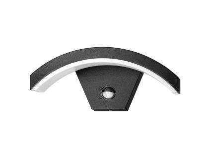 PILEA LED 9W, vanjska svjetiljka s PIR senzorom pokreta, 700lm, IP54, 4000K, crna