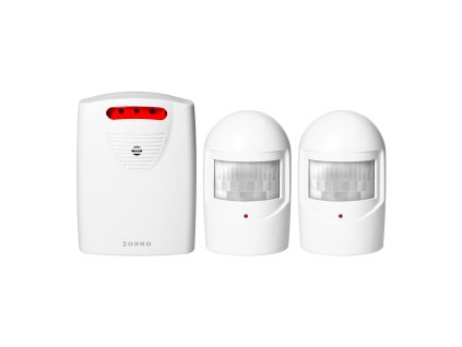 Set senzora pokreta s bežičnim alarmnim sustavom, IP44, 120m