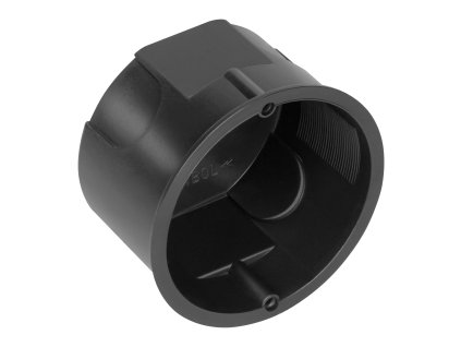 Ugrađena spojna kutija - 60 mm plitka, crna