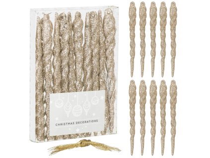 CA0861 BOŽIĆNI UKRASI 12 CM 10 KOM.