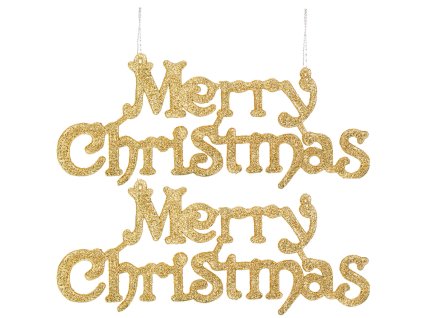 CA0780 BOŽIĆNI UKRAS 8X22 CM 2 KOM.