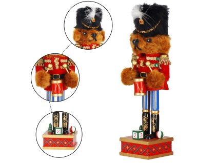 68470 ca1115 ozdoba swiateczna dziadek do orzechow 36 cm M0