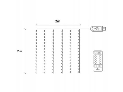 CL4021 ŽIČANA SVJETLA 200 LED